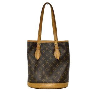 LOUIS VUITTON Petit Bucket Monogram - Shoulder Bag 573-080225
